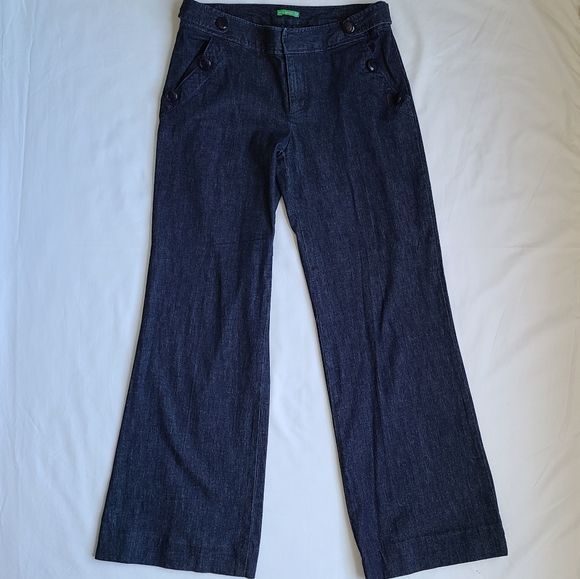 Lilly Pulitzer Denim - Lilly Pulitzer Palm Beach Fit Dark Wash Wide Leg Jeans